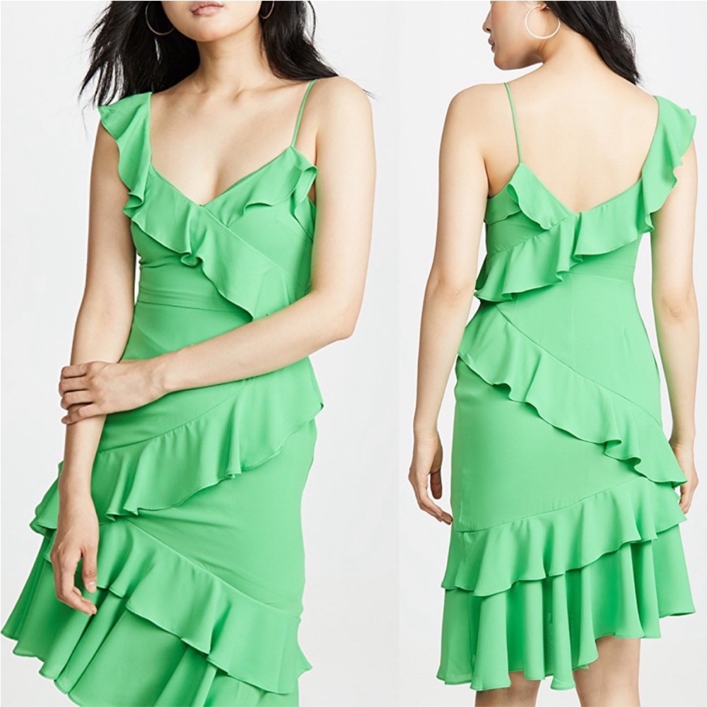 Likely green midi dress, NWT